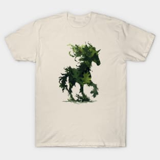 Leafy unicorn deity T-Shirt